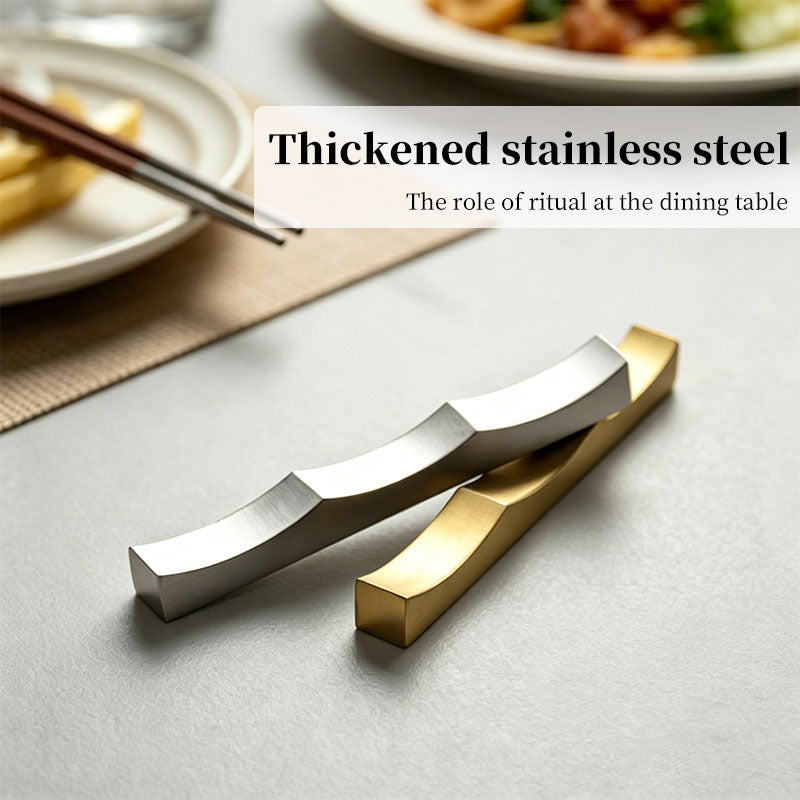 Creative Stainless Steel Chopstick Stand – Metal Chopstick Holder for Asian Cuisine, Kitchen & Restaurant Accessories