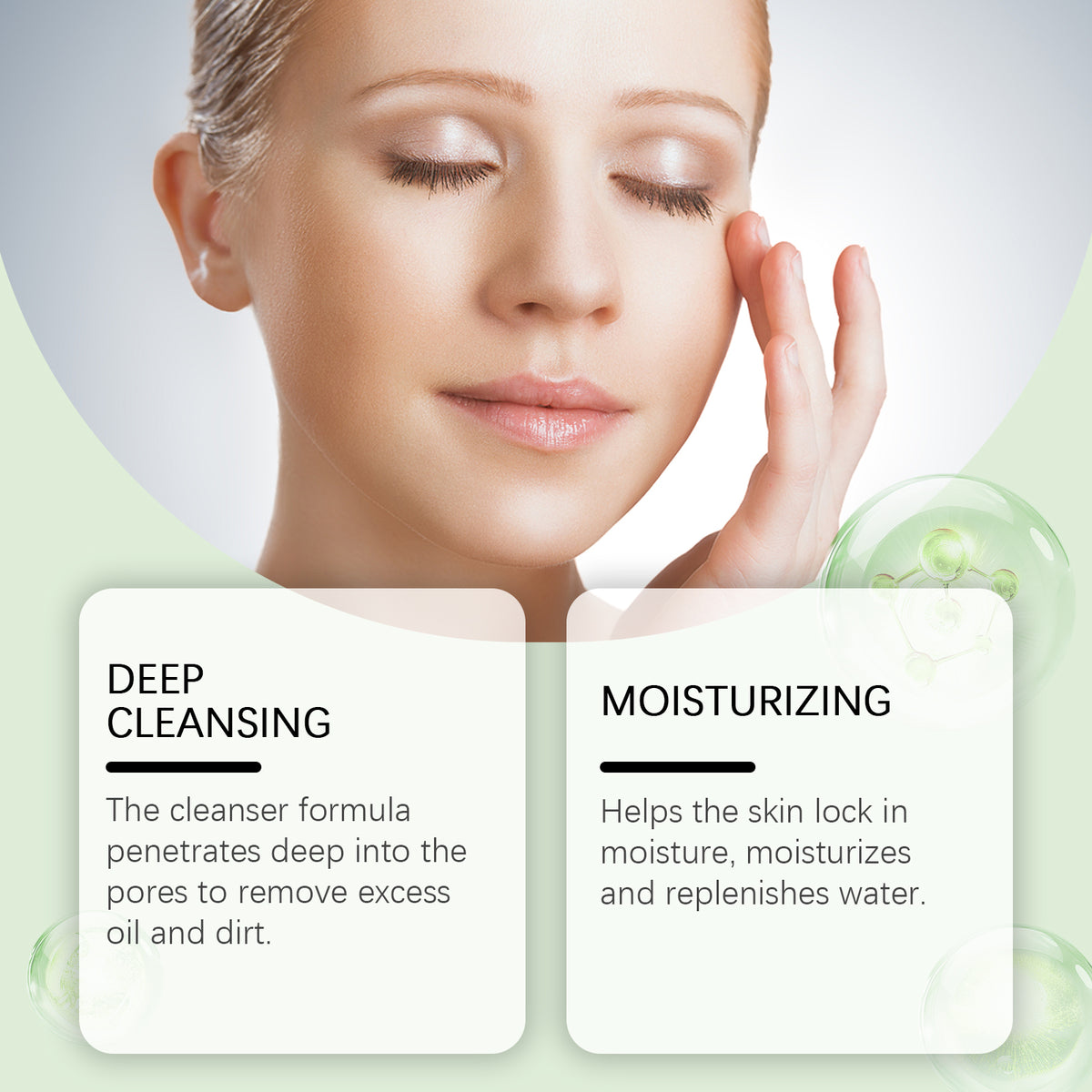Nettoyant Visage à l'Acide Salicylique — Contrôle du Sébum, Pores Affinés & Teint Lumineux