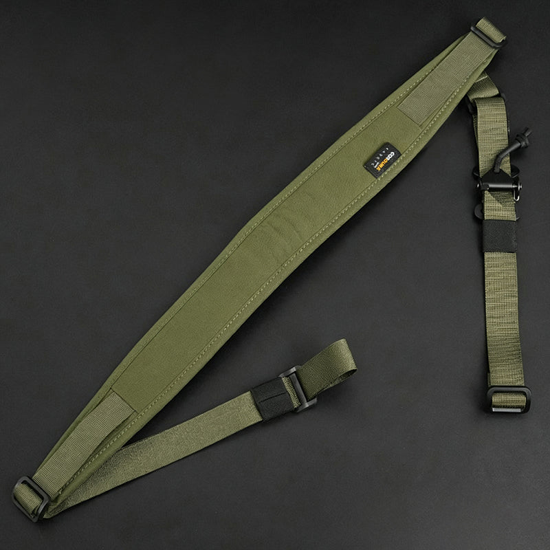 QD Tactical Rifle Sling, 2-Point Adjustable Airgun Strap, Nylon Quick Detach Sling for M4 AK Hunting
