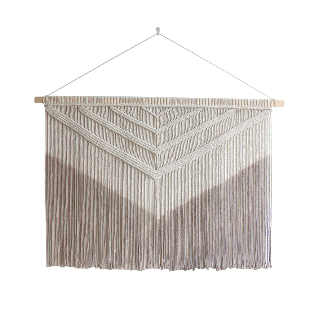 Nordic Style Home Wall Decor Hand-Woven Tapestry Vintage Cottage Room Decoration Background Wall Hanging