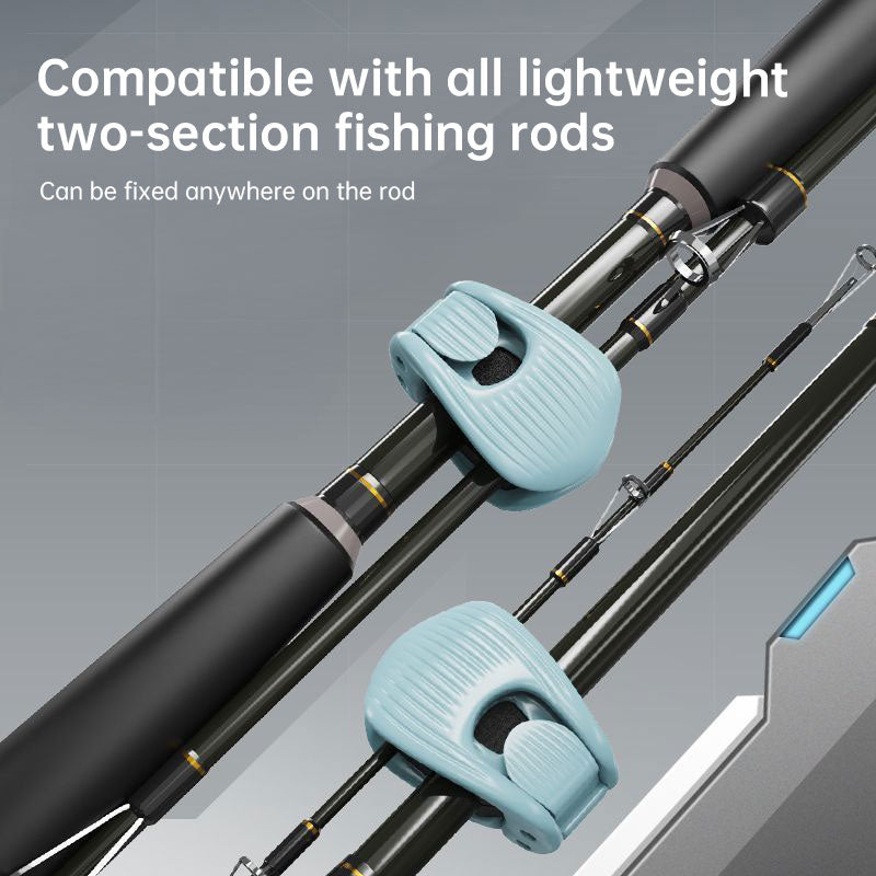 Universal Fishing Rod Holder: Multi-Function Binder Clip with Double Lock, Sponge Pad – for Lure/Sea Rods, Table Storage