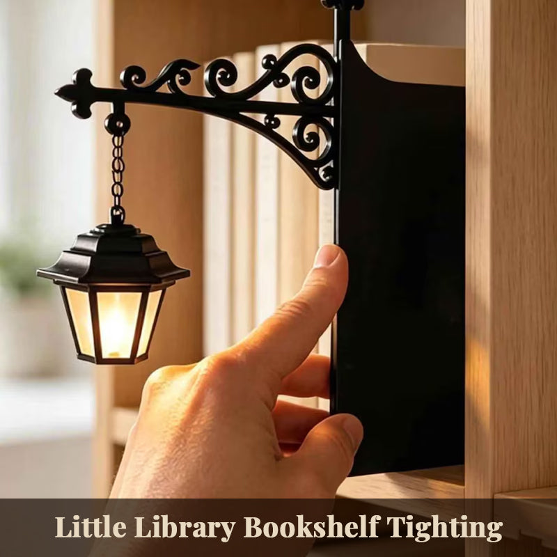 Vintage Library LED Light – Warm Glow Bookshelf & Reading Lamp for Home Décor