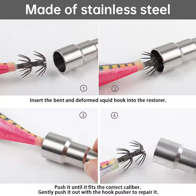 Stainless Steel Squid/Octopus Hook Corrector (Fishing Tackle)