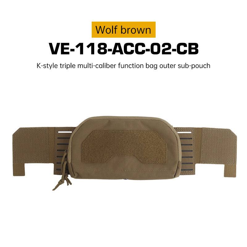 Agilit Style 2nd Layer Admin Pouch: Tactical storage for multi-caliber mags, airsoft vest/plate carrier
