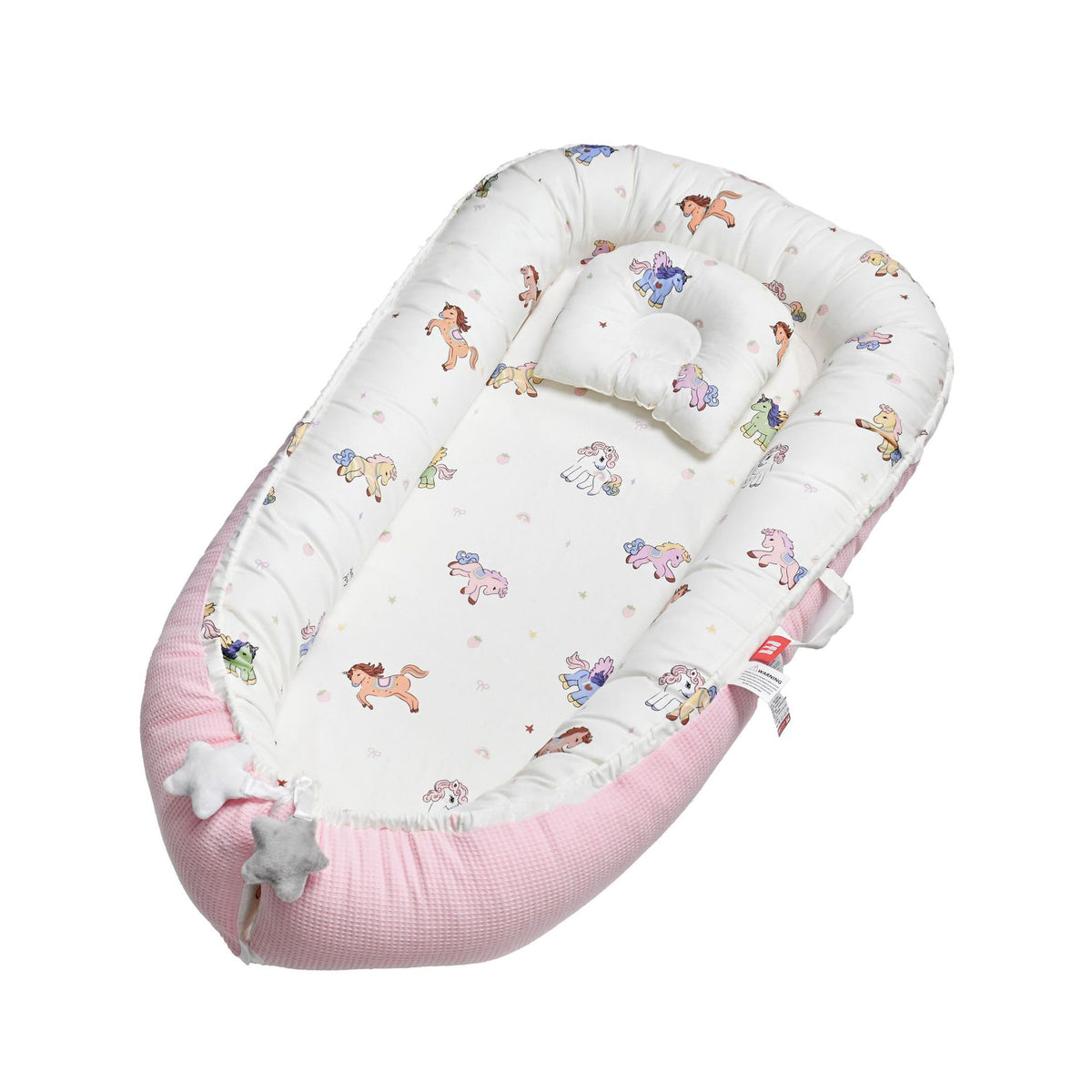 Removable and washable portable baby crib baby pillow travel crib