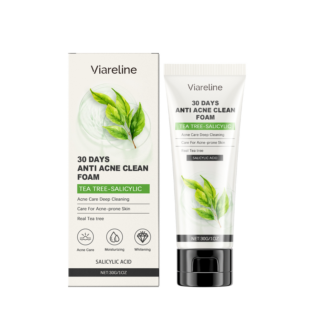 Nettoyant Visage à l'Acide Salicylique — Contrôle du Sébum, Pores Affinés & Teint Lumineux