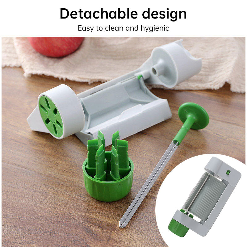 Multi-Function Vegetable Fruit Slicer – Manual Safety Rotary Peeler for Potato, Apple & More, Kitchen Gadget & Accessories