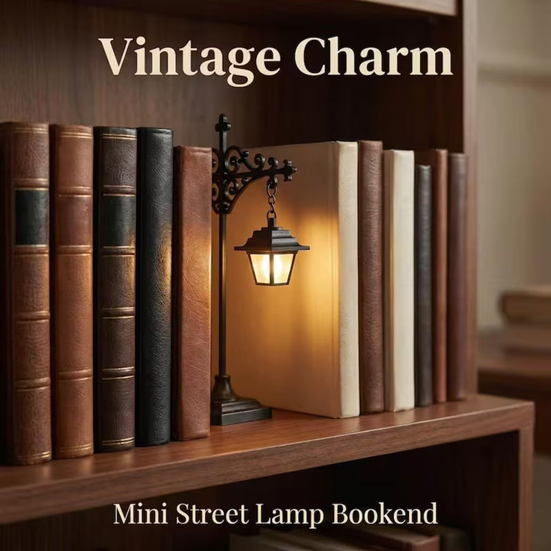 Vintage Library LED Light – Warm Glow Bookshelf & Reading Lamp for Home Décor