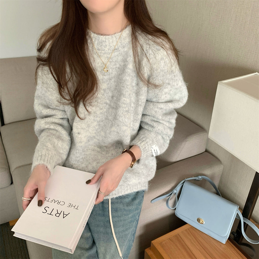 Lazy style sweater for women in autumn and winter