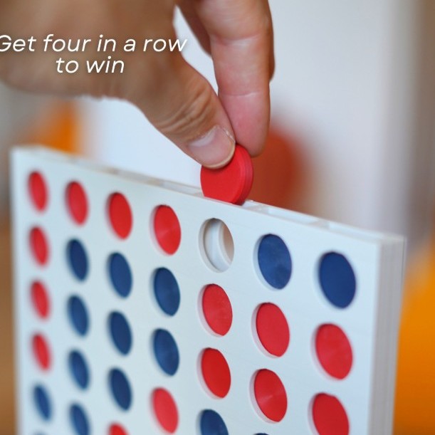 PlayBook'd Four in a Row Board Game Puzzle Toy