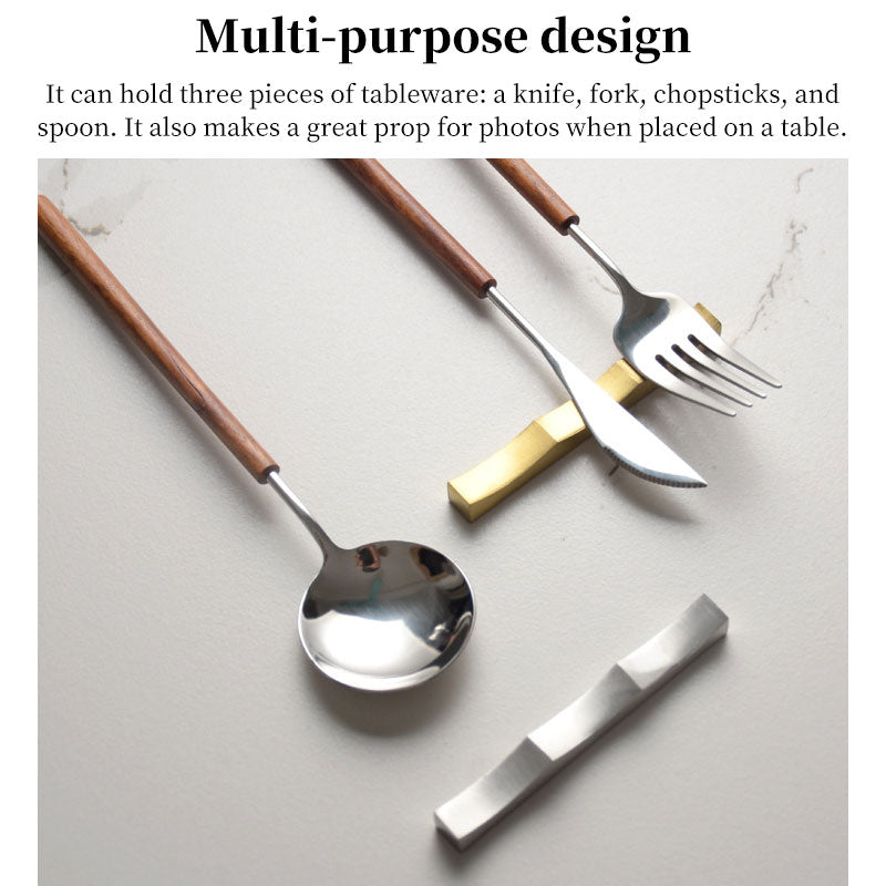 Creative Stainless Steel Chopstick Stand – Metal Chopstick Holder for Asian Cuisine, Kitchen & Restaurant Accessories