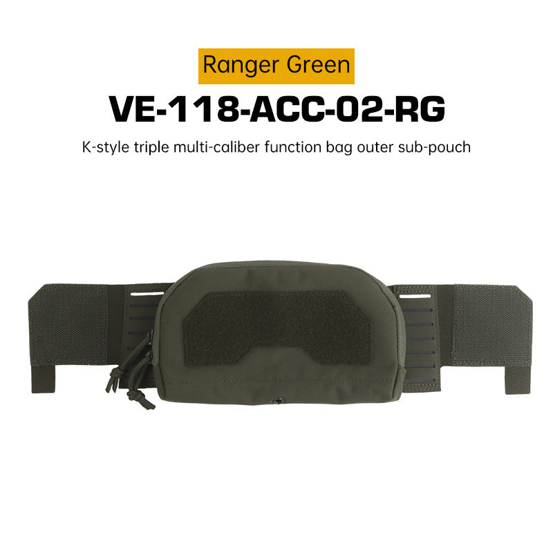 Agilit Style 2nd Layer Admin Pouch: Tactical storage for multi-caliber mags, airsoft vest/plate carrier