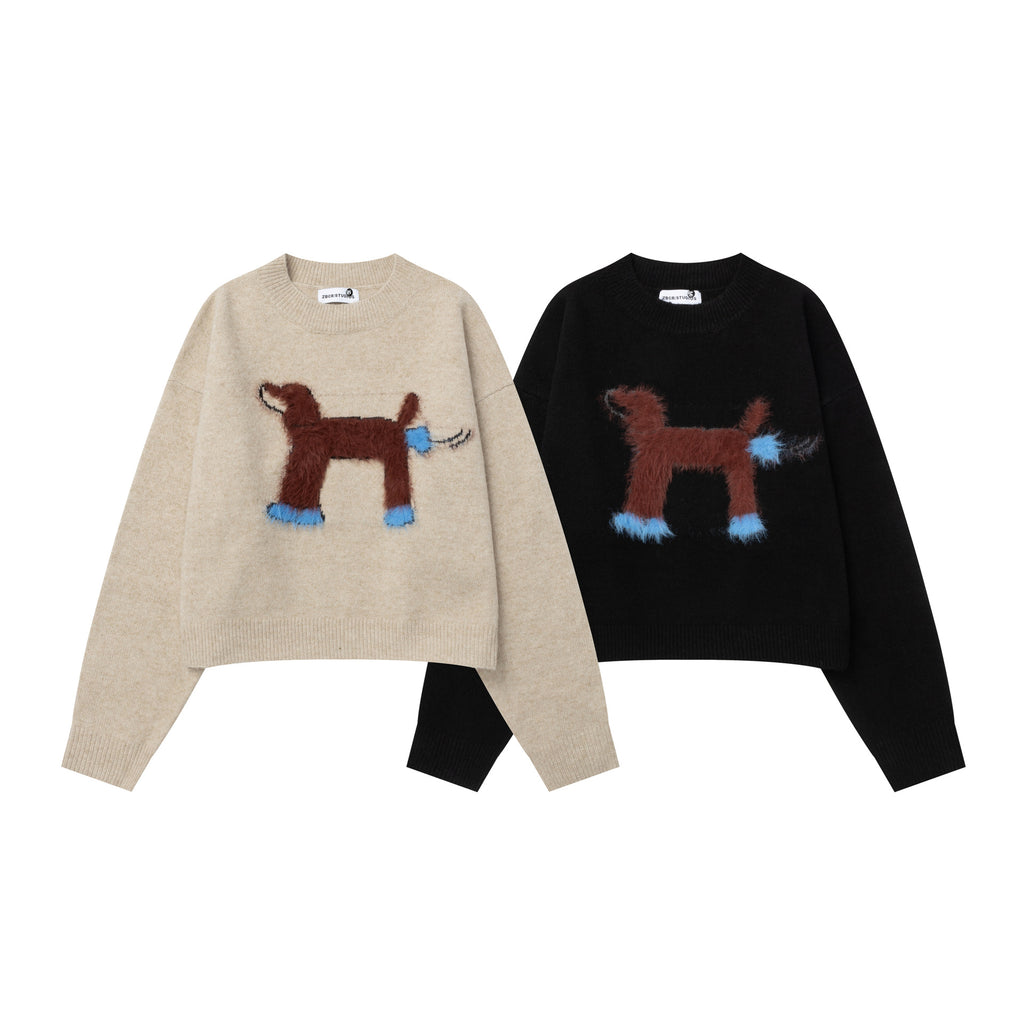 Sausage Dog Pattern Sweater