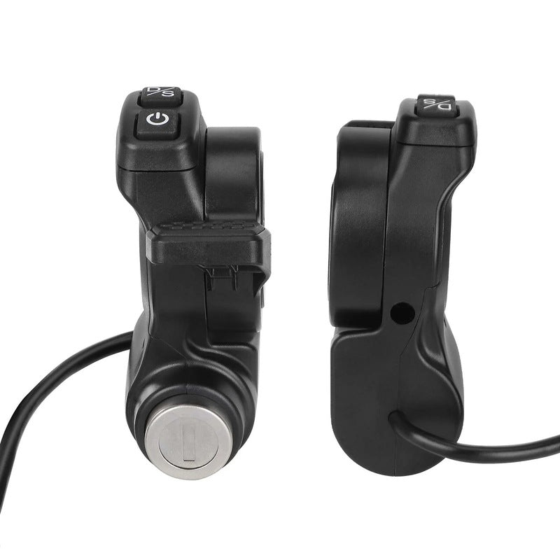 Suitable for Kukirin G2Master Electric Scooter: Double-Key Electric Door Lock & Thumb Throttle, Electric Scooter Accessories