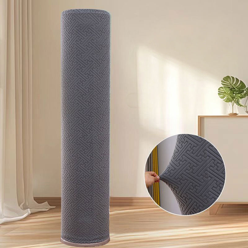 Minimalist Standing Air Conditioner Dust Cover - Cylinder Shape, High Elasticity, Universal Fit for 3P Large Size Floor Units