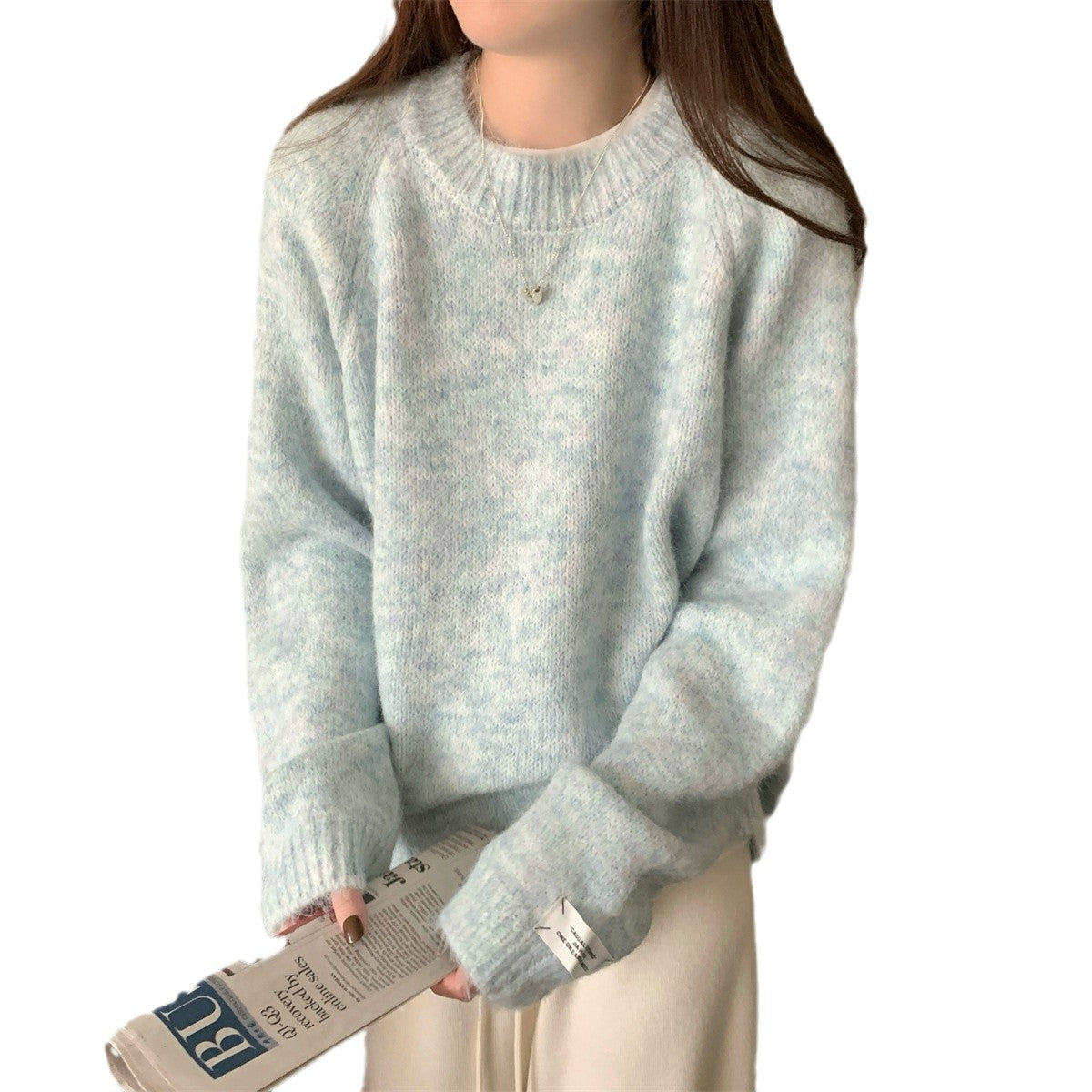 Lazy style sweater for women in autumn and winter