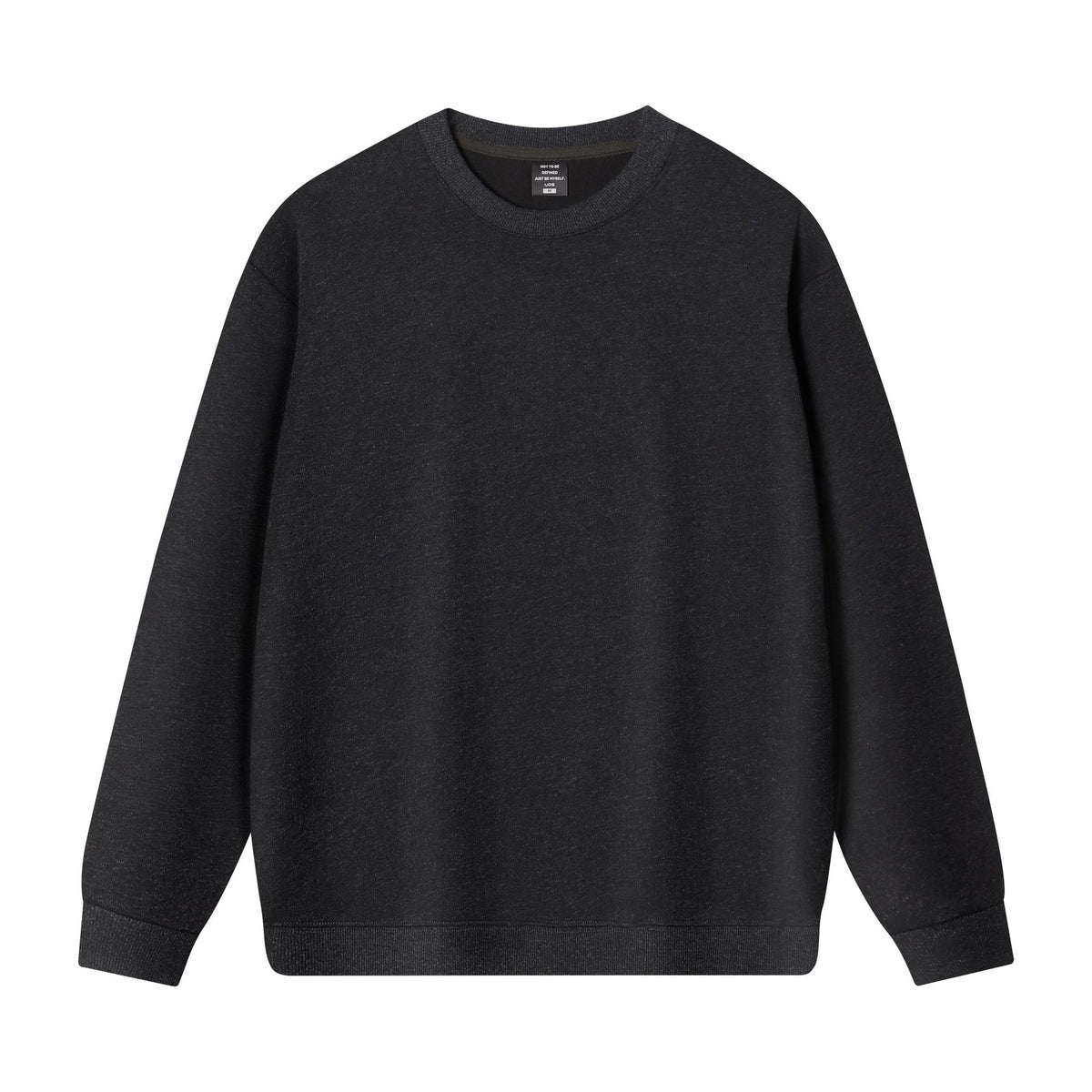 Loose round neck long sleeved sweatshirt for men
