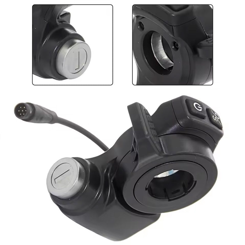 Suitable for Kukirin G2Master Electric Scooter: Double-Key Electric Door Lock & Thumb Throttle, Electric Scooter Accessories
