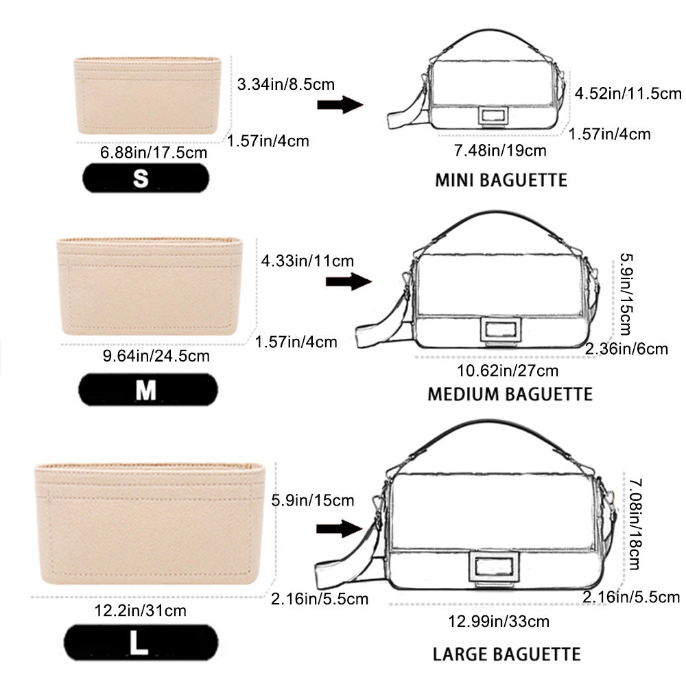 Solid Color Cosmetic Phone Storage Organizer Large Capacity Inner Bag Compartment