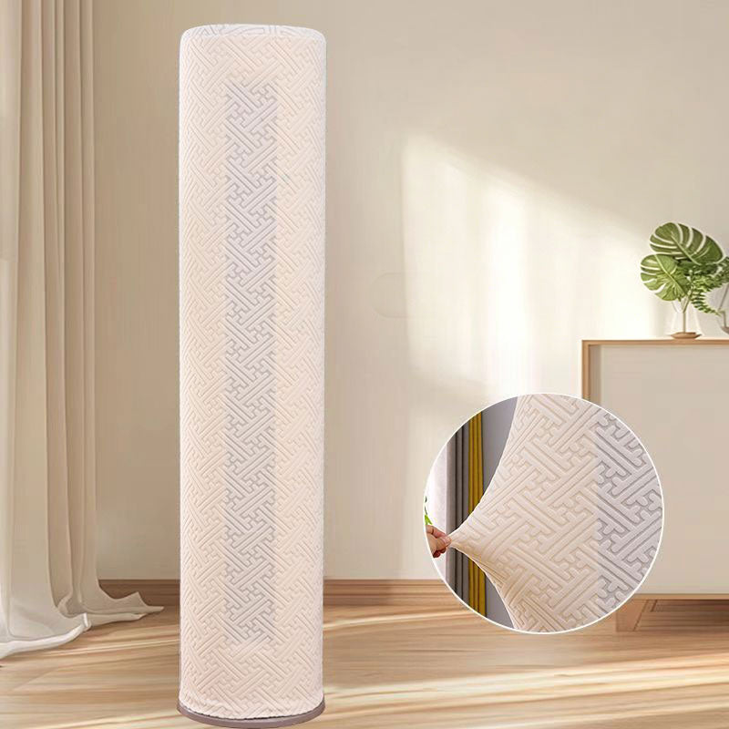 Minimalist Standing Air Conditioner Dust Cover - Cylinder Shape, High Elasticity, Universal Fit for 3P Large Size Floor Units