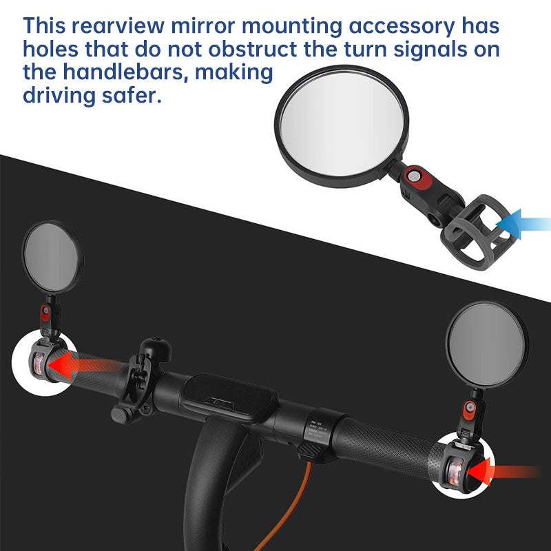 Electric Scooter Rearview Mirror for Ninebot MAX G3/G2/G30/ZT3/GT3/F3/E2/F2Pro/F2Plus/C2Pro/E8/F40/P100 Models